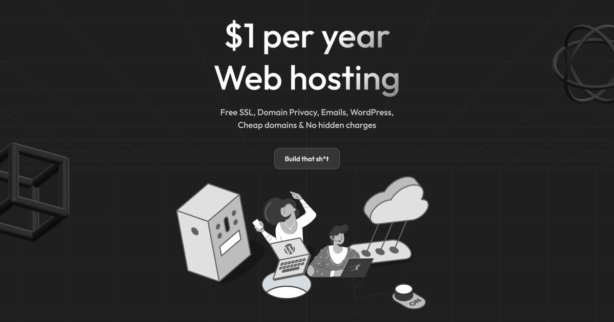 1 dollar hosting