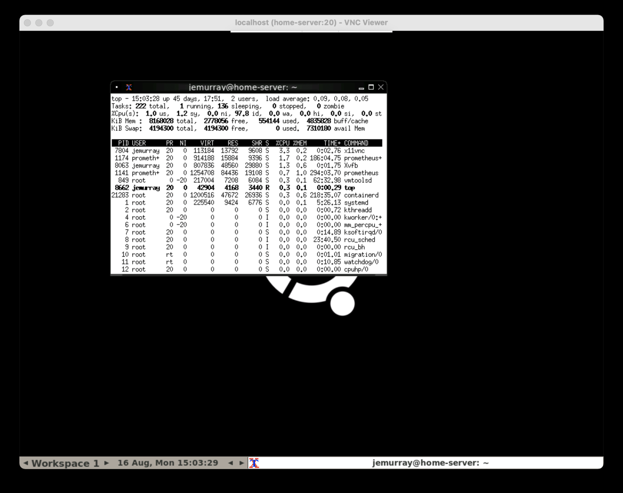 Linux remote