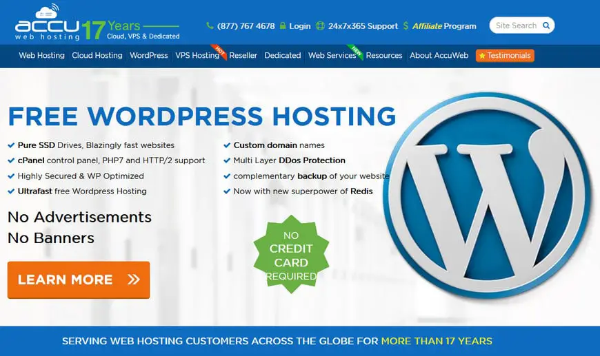 Free wordpress host