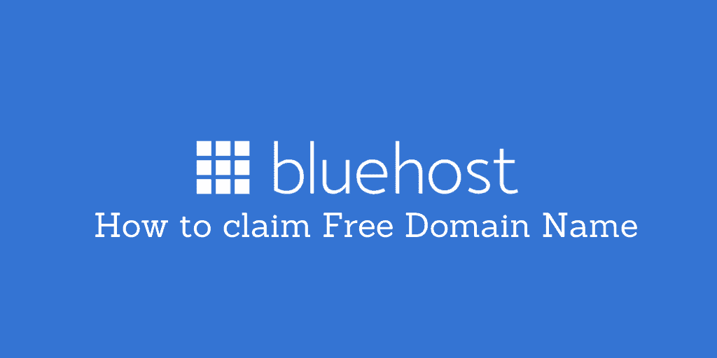 Bluehost free domain