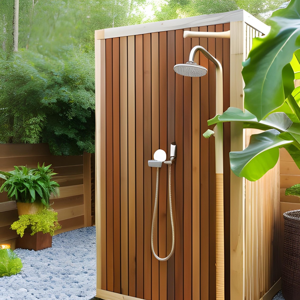 Diy outdoor shower