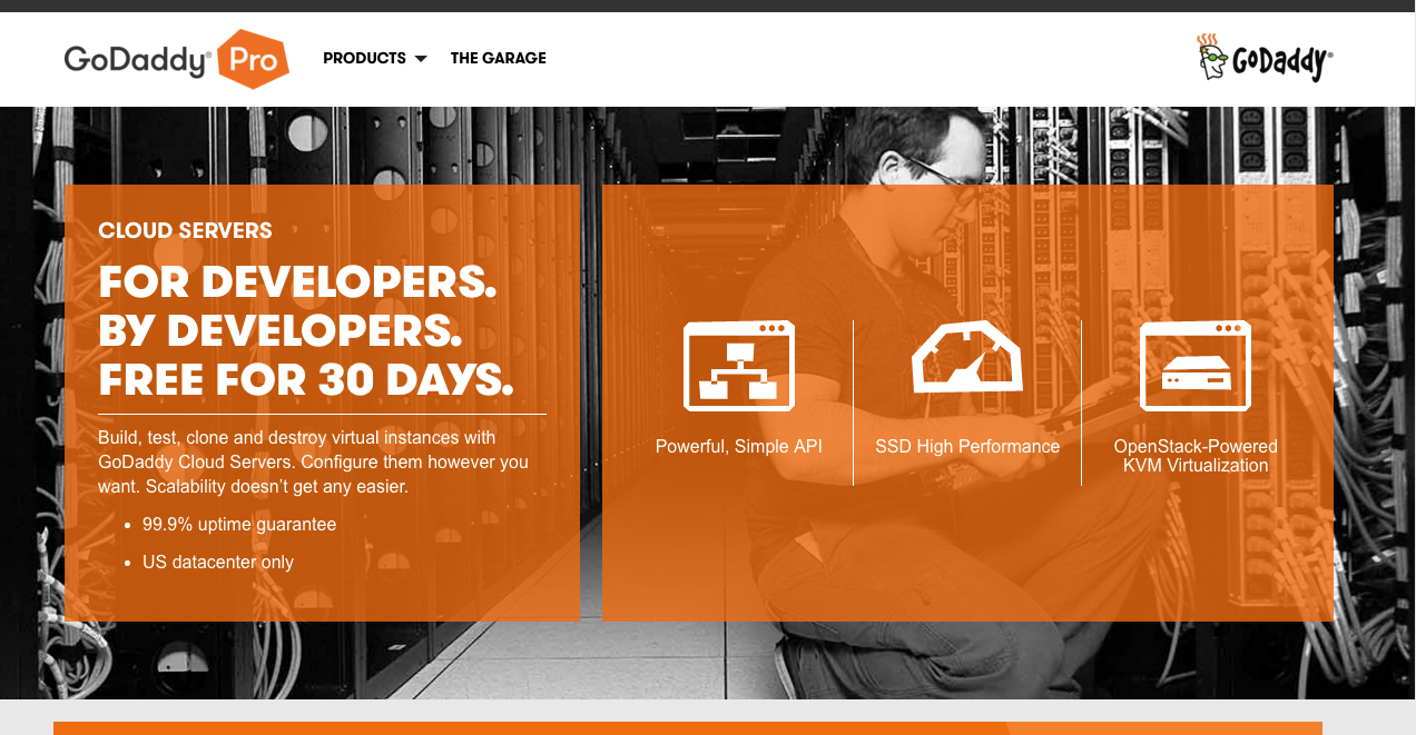 Godaddy cloud server