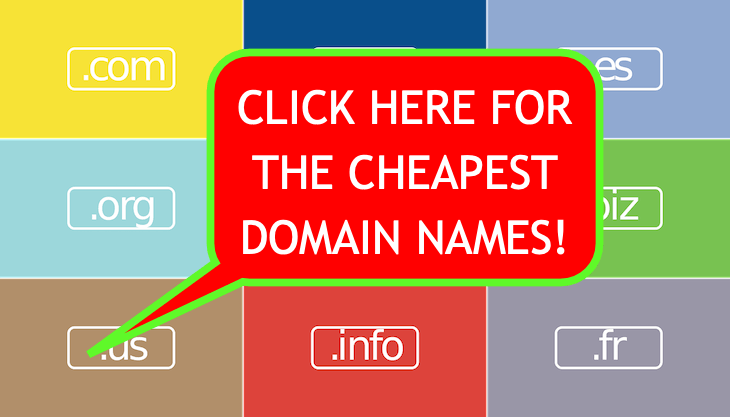 Domains cheap