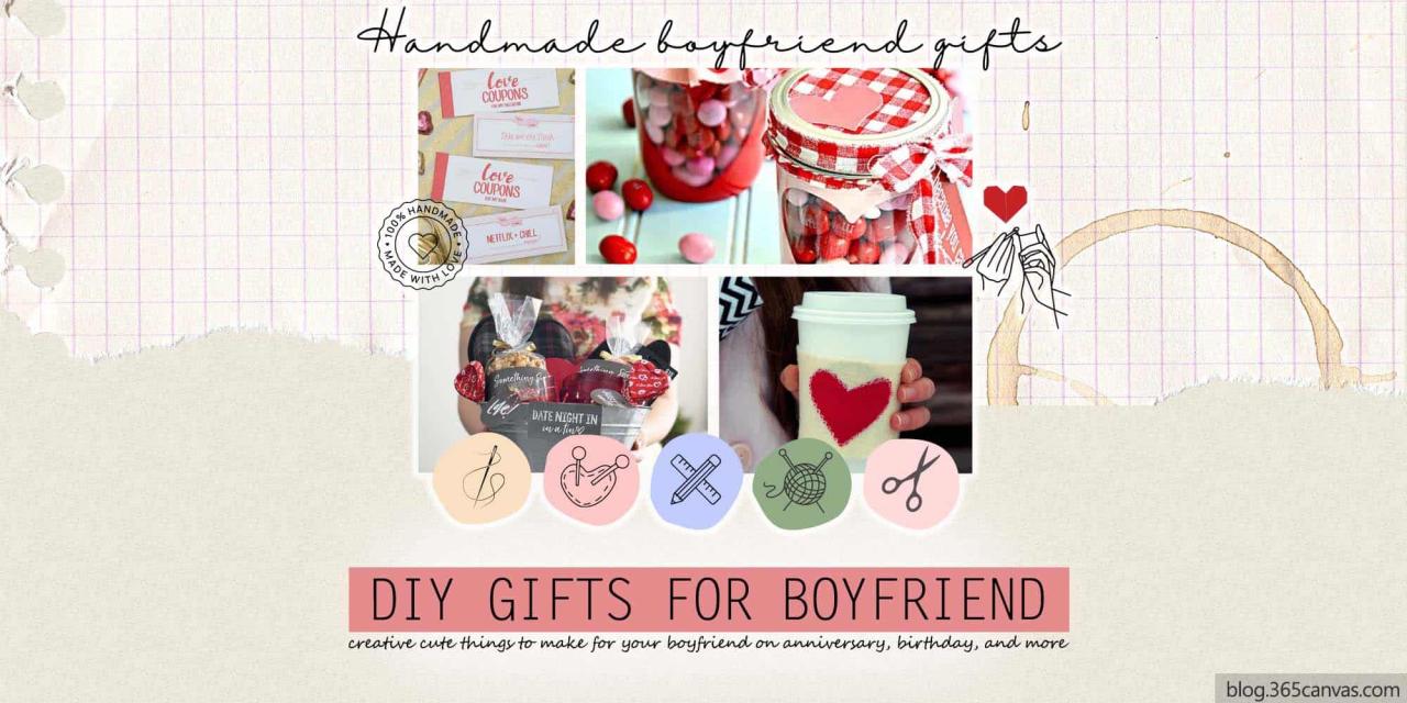 Romantic homemade gift ideas for boyfriend