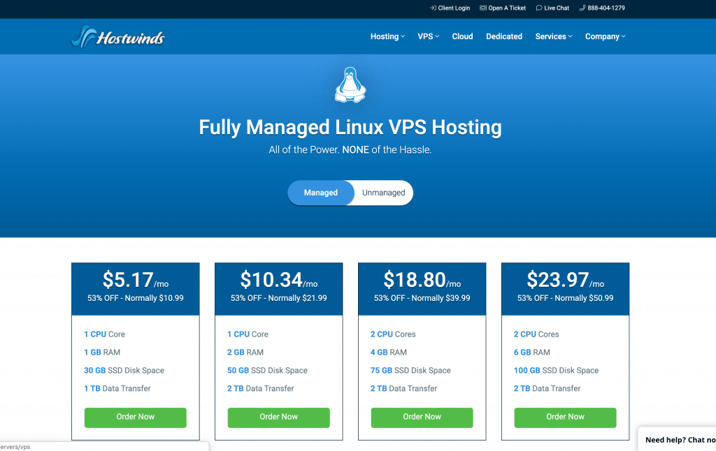 Hostwinds vps