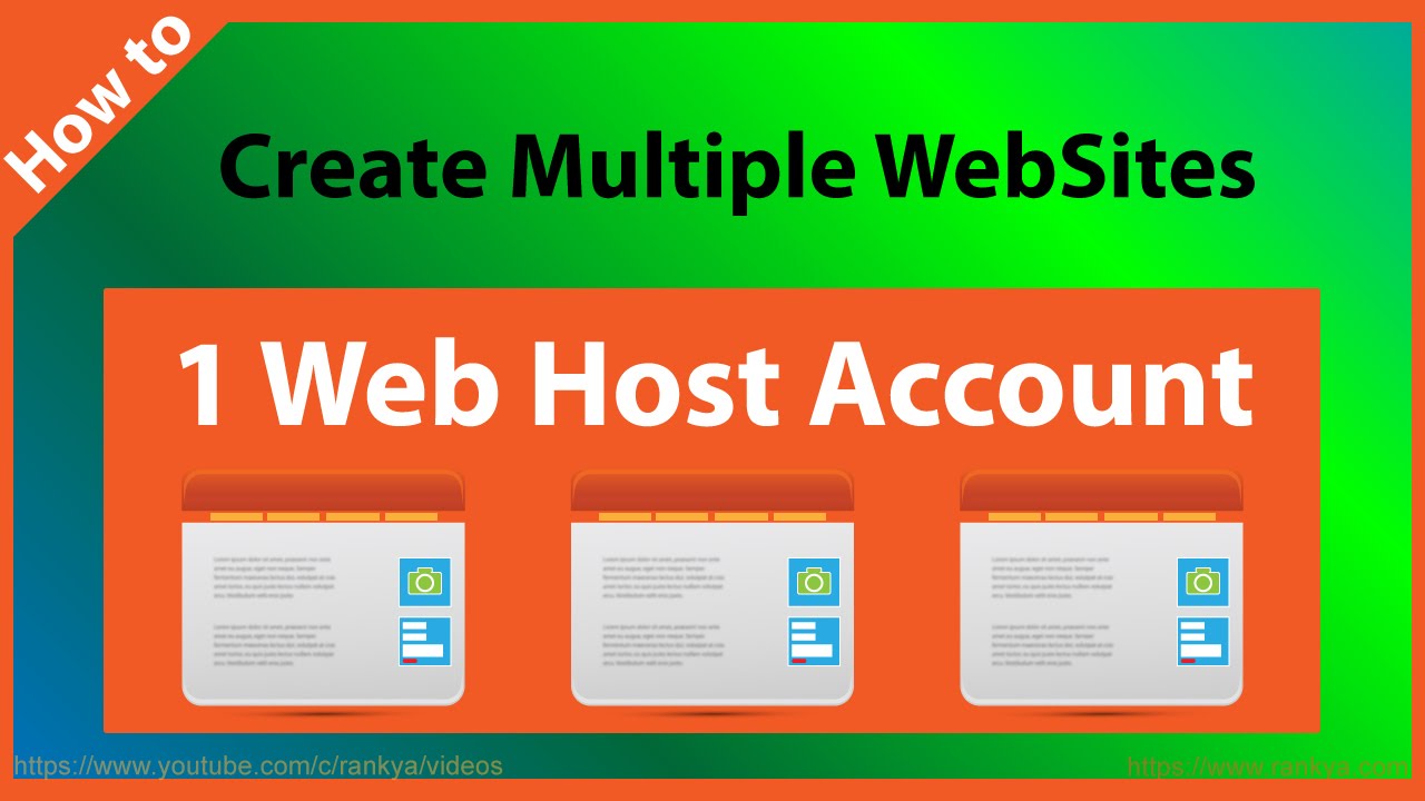 Web hosting account