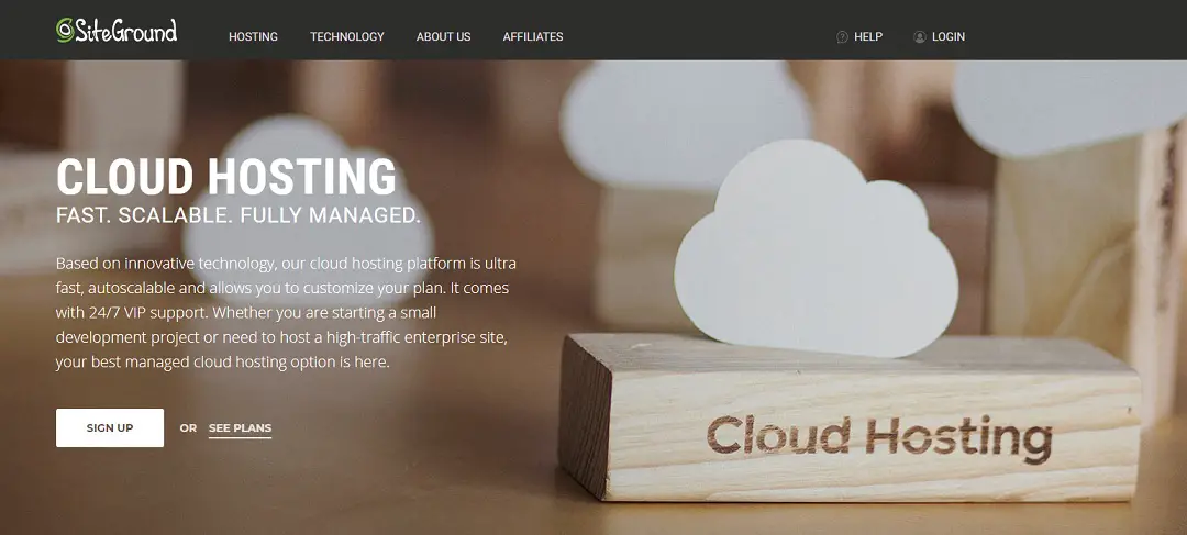 Siteground cloud hosting