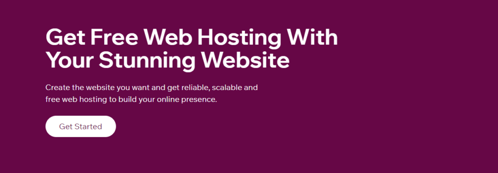 Wix website hosting